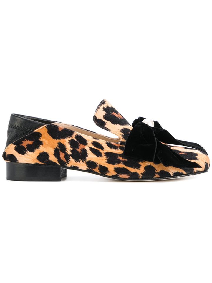 Blugirl Bow Detail Slippers - Multicolour