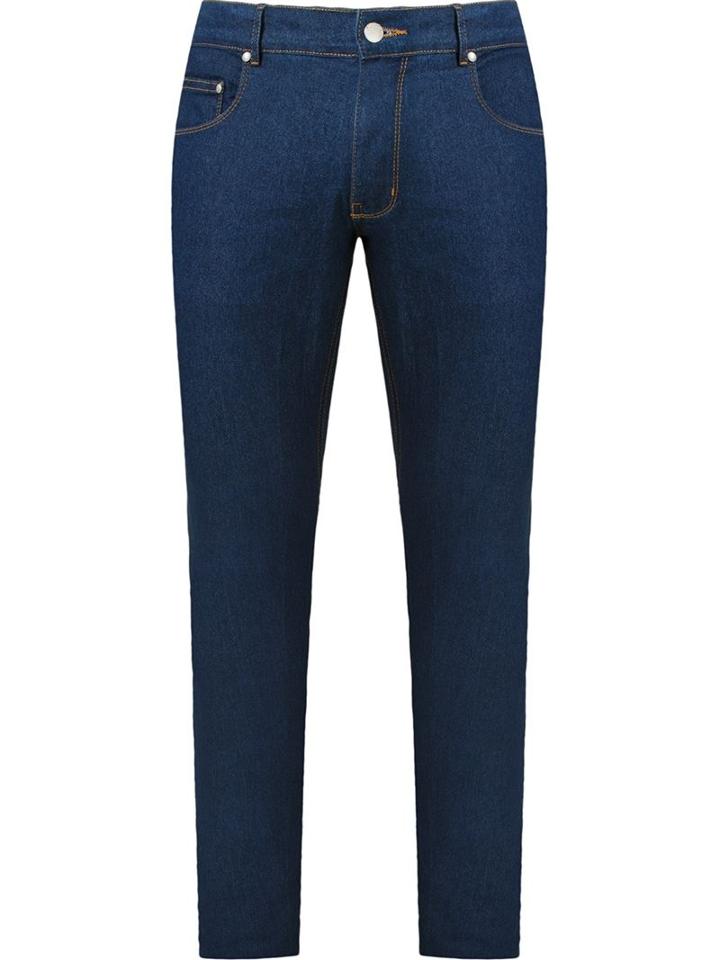 Amapô Straight Denim Trousers, Men's, Size: 36, Blue, Cotton/polyester/spandex/elastane