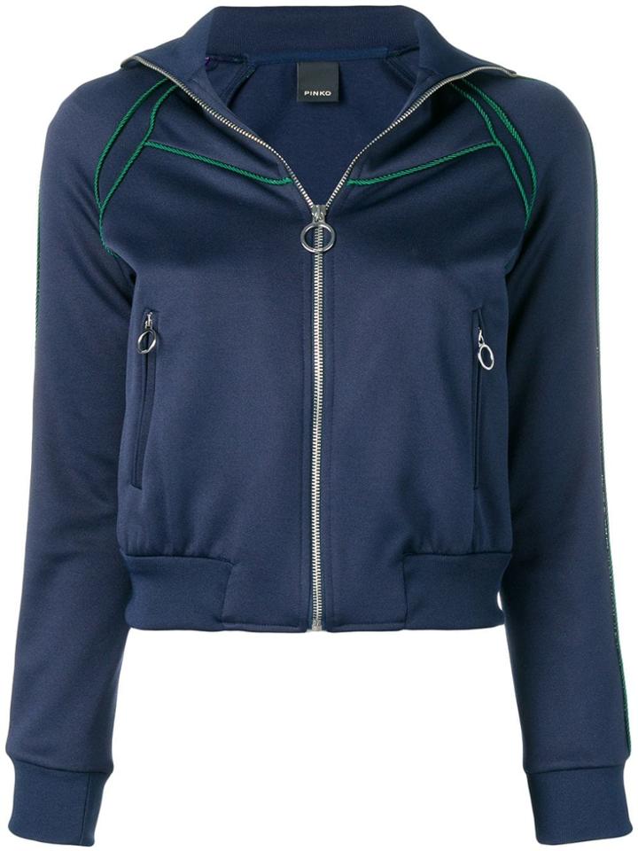 Pinko Zipped Sweatshirt - Blue
