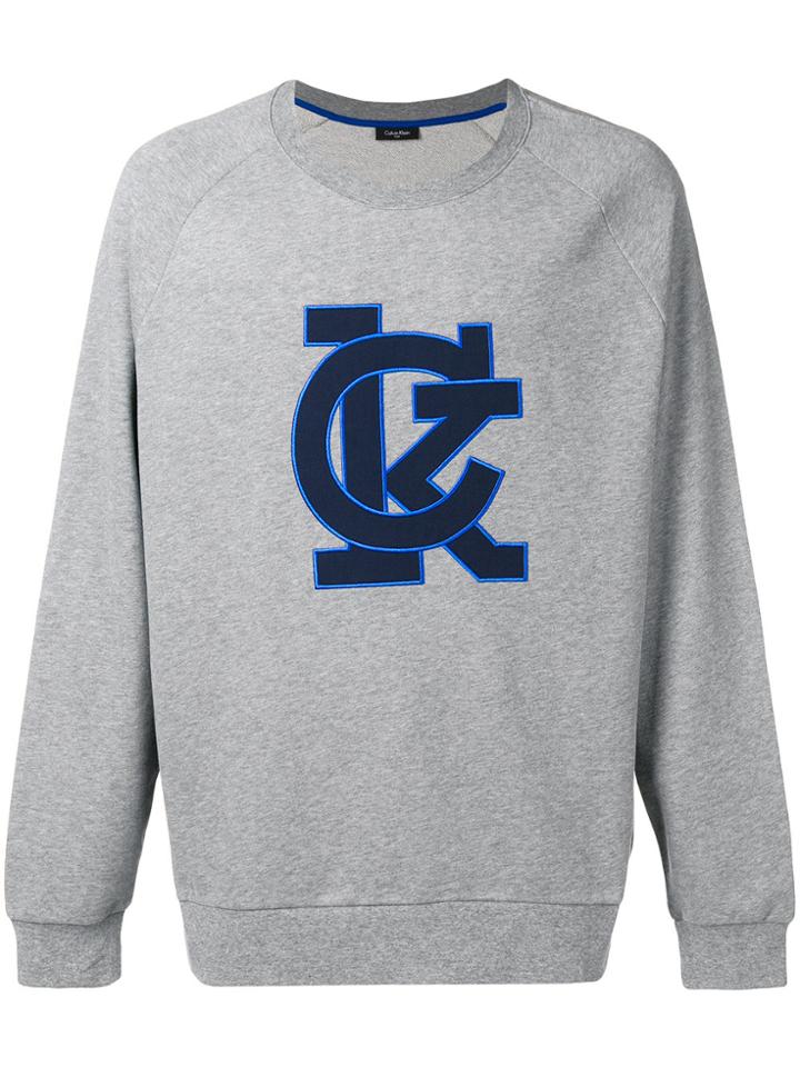Ck Calvin Klein Karem Raglan Sweatshirt - Grey