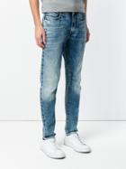 G-star Acid Wash Slim Fit Jeans - Blue