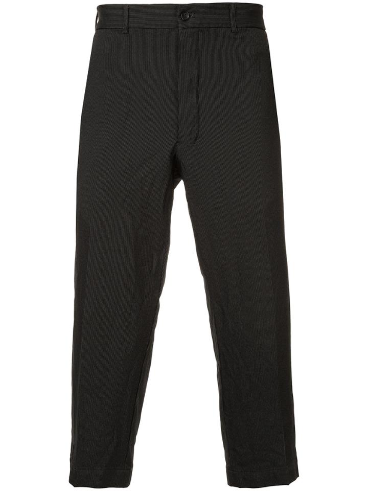 Comme Des Garçons Vintage Cropped Trousers - Black