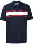Marni Striped Polo Shirt, Men's, Size: 50, Blue, Cotton