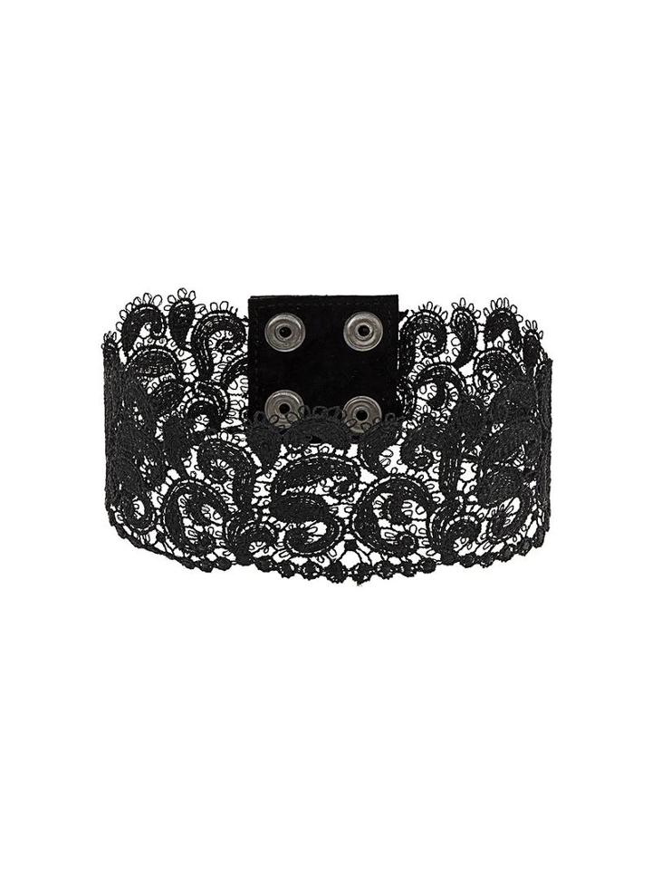 Manokhi Stud Detail Necklace, Women's, Black
