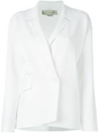 Stella Mccartney Classic Blazer, Women's, Size: 38, White, Viscose/polyester