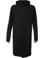 11 By Boris Bidjan Saberi Longline Jacket, Men's, Size: Large, Black, Cotton/spandex/elastane