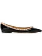 Valentino Valentino Garavani 'rockstud' Ballerinas - Black