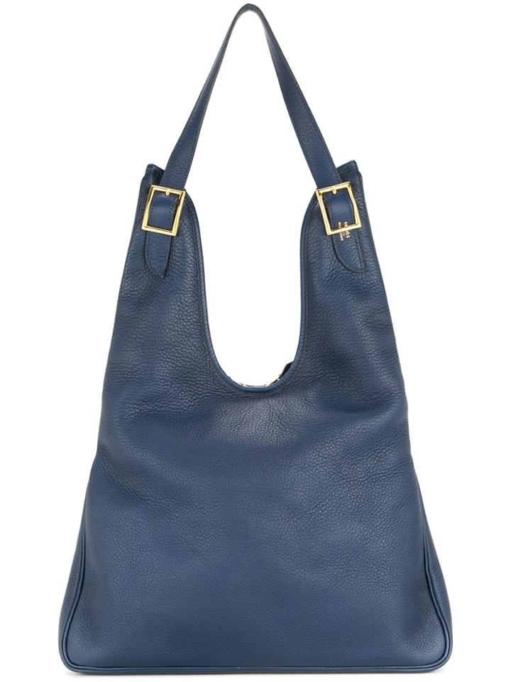 Hermès Vintage Masai Shoulder Bag - Blue