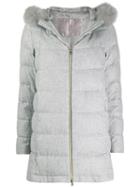 Herno Quilted Parka Jacket - Grey