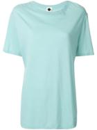 Bassike Flared Short-sleeve T-shirt - Blue