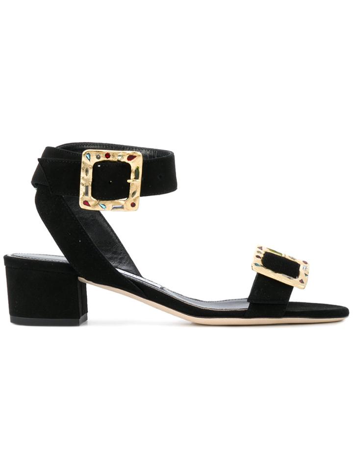 Jimmy Choo Dacha 35 Sandals - Black