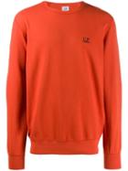 Cp Company Crew Neck Sweater - Orange