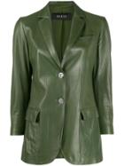 Gucci Pre-owned 2005 Slim-fit Leather Jacket - Green