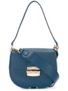 Furla - Small Shoulder Bag - Women - Leather - One Size, Blue, Leather