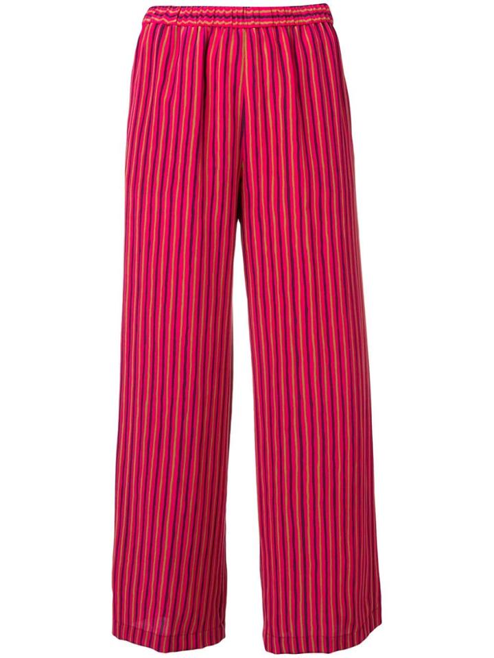 Aspesi Silk Flared Trousers