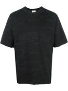Saint Laurent Oversized Camouflage Print T-shirt, Men's, Size: Medium, Black, Cotton