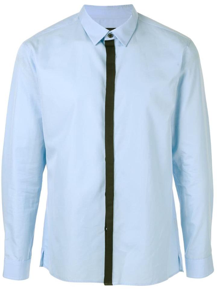 Knott Men Contrasting Stripe Shirt - Blue