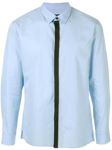 Knott Men Contrasting Stripe Shirt - Blue
