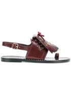 Burberry Beverly Sandals - Red