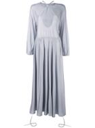 Vetements - Long Keyhole Dress - Women - Viscose - S, Women's, Grey, Viscose