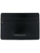 Versace Logo Detail Cardholder - Black
