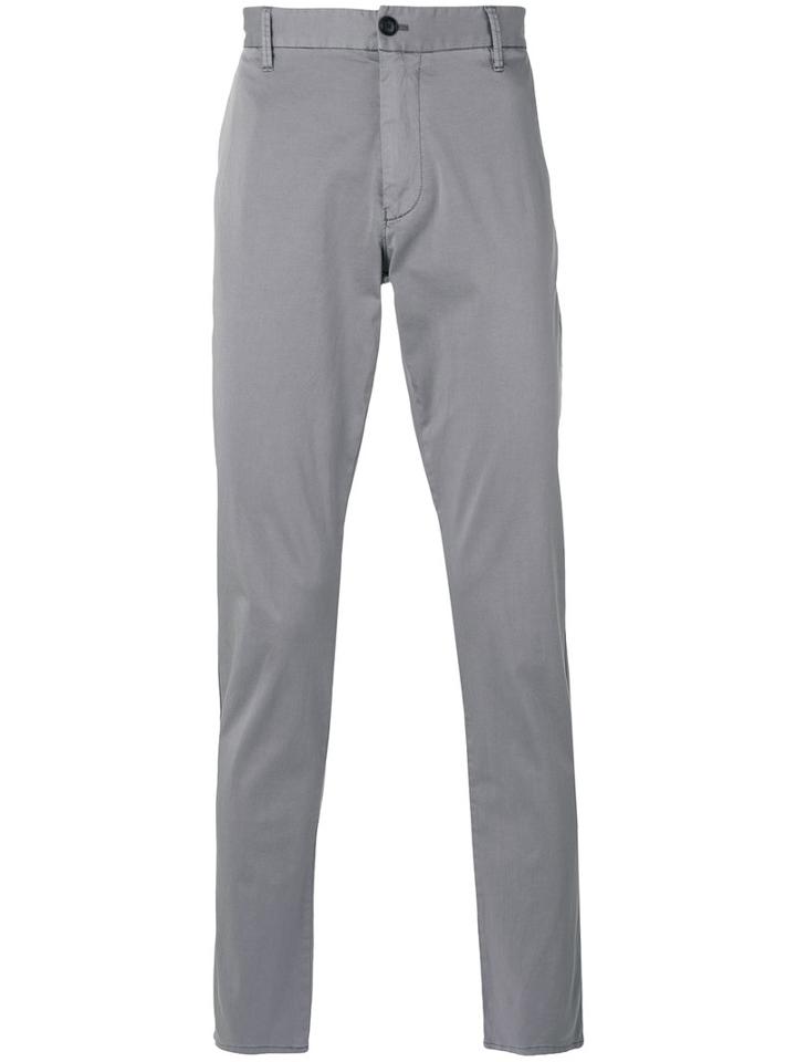 Armani Jeans - Tapered Trousers - Men - Cotton/spandex/elastane - 50, Grey, Cotton/spandex/elastane