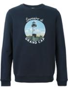 A.p.c. Printed Sweatshirt, Men's, Size: Xl, Blue, Cotton