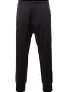 Neil Barrett - Drop-crotch Sweatpants - Men - Cotton/polyamide/polyester/cupro - 48, Black, Cotton/polyamide/polyester/cupro