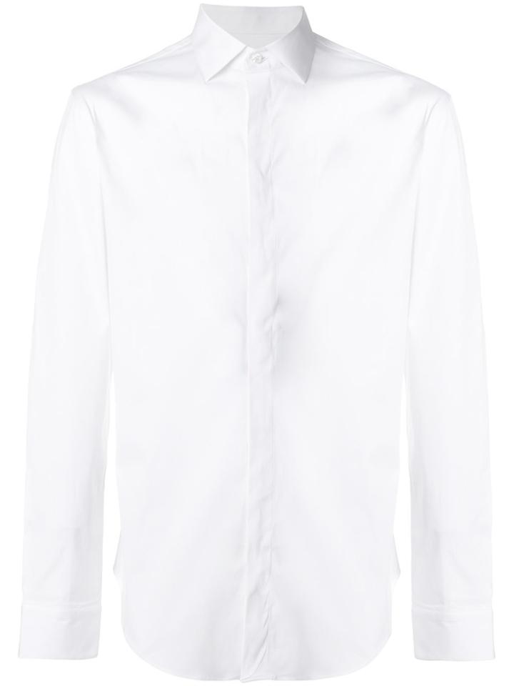 Giorgio Armani Concealed Button-up Shirt - White
