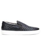 Officine Creative Quilted 'becca' Sneakers - Blue