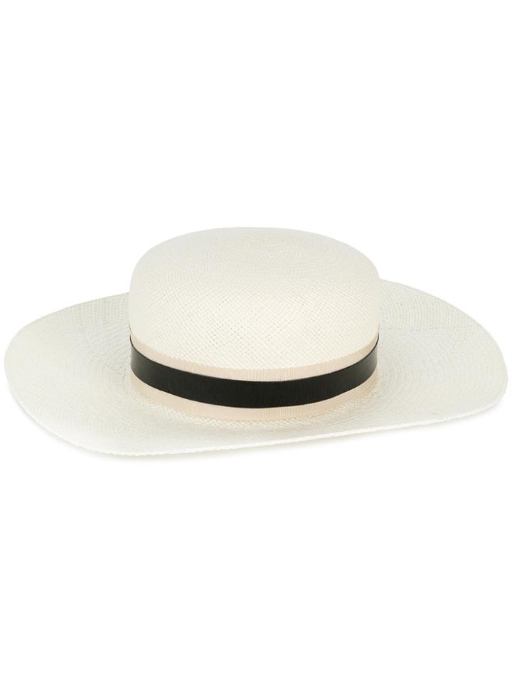 Lanvin Wide Brimmed Hat - White