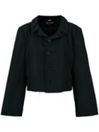 Comme Des Garçons Pre-owned Cropped Ruffled Jacket - Black