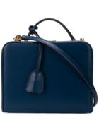 Mark Cross Box Shoulder Bag - Blue