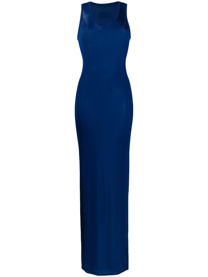 Alexandre Vauthier Sleeveless Maxi Dress - Blue