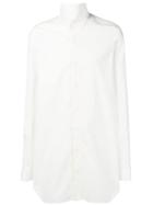 Rick Owens Stand-up Collar Shirt - White
