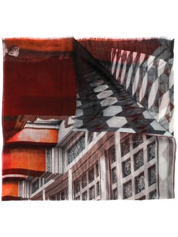 Faliero Sarti Hermitage San Pietroburgo Scarf - Red