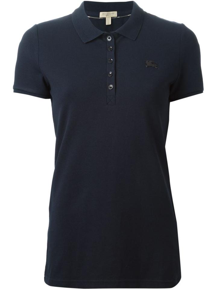 Burberry Brit Classic Polo Shirt, Women's, Size: Xs, Blue, Cotton/spandex/elastane