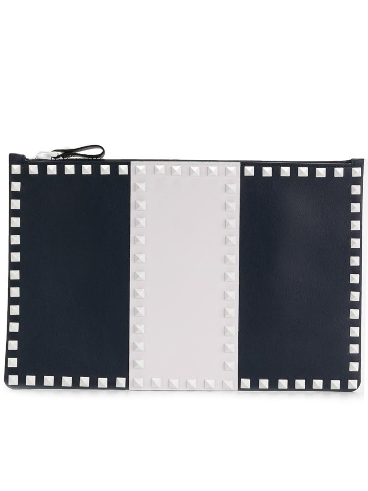 Valentino Valentino Garavani Free Rockstud Clutch - Blue