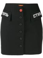 Heron Preston Ctnmb Mini Skirt - Black