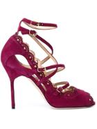 Marchesa 'marina' Pumps - Pink & Purple
