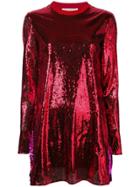 Philosophy Di Lorenzo Serafini Sequin Short Dress - Red