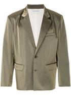 Gosha Rubchinskiy Metallic Button Blazer