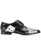 Dolce & Gabbana Poker Cards Printed Shoes - Black