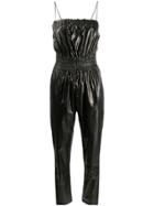 Isabel Marant Crinkled Cropped Jumpsuit - Black