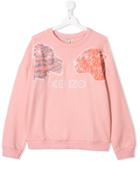 Kenzo Kids Logo Sweatshirt - Pink