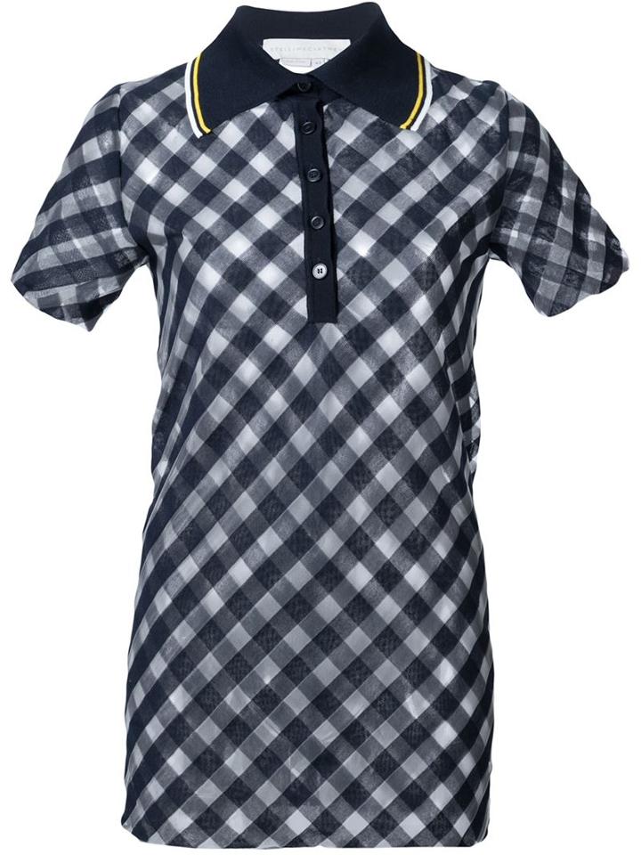 Stella Mccartney 'transparent Checks' Polo Shirt