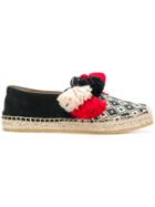 Etro Woven Tassel Espadrilles - Black