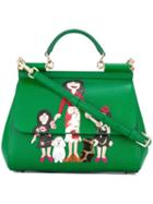 Dolce & Gabbana Family Patch 'sicily' Tote, Women's, Green