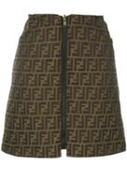 Fendi Pre-owned Monogram Skirt - Brown