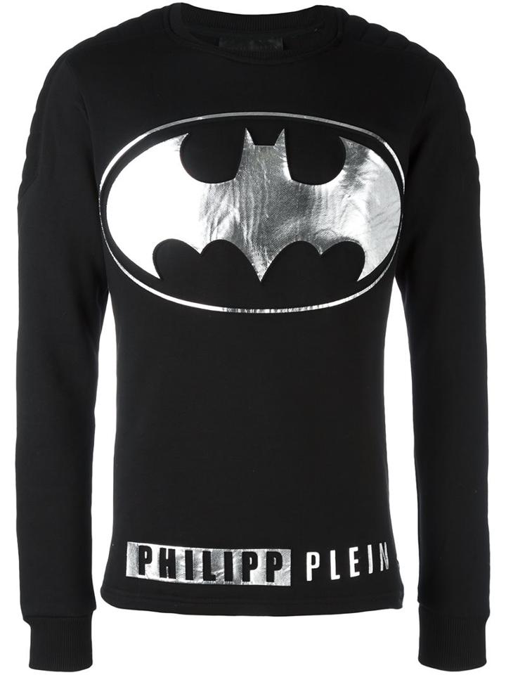 Philipp Plein 'bat Drk' Sweatshirt, Men's, Size: Medium, Black, Cotton